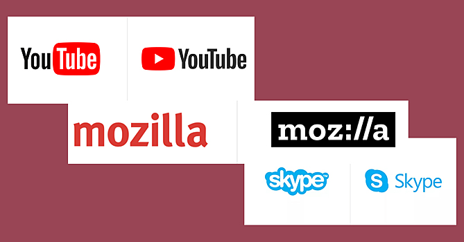 11 крупных компаний, которые сменили логотип в 2017 году