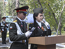 Военные полицейские ВВО приняли участие в открытии мемориала, посвященного гражданам, выполнявшим служебный и воинский долг
