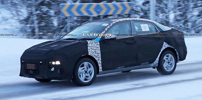 Hyundai начала зимние тесты нового Solaris