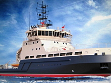 На Санкт-Петербургском предприятии "Алмаз" состоялся вывод из эллинга корпуса ледокола "Евпатий Коловрат"