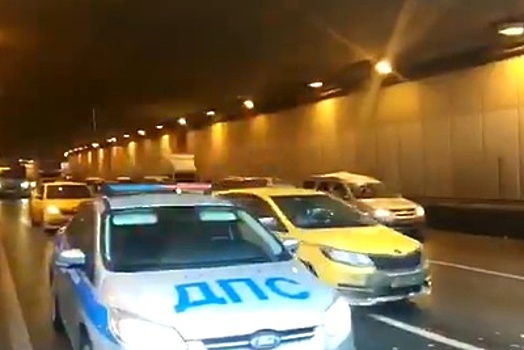 В Москве затопило Тушинский тоннель