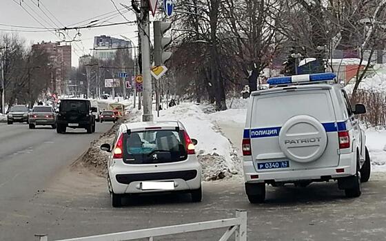 На Касимовском шоссе в Рязани задержали водителя без «прав»