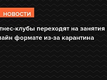 Фитнес-клубы переходят на занятия в онлайн-формате из-за карантина