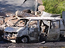 Житель Запорожья снял удар трех "Гераней" подряд