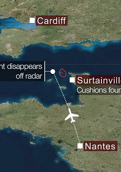  Самолет, на котором летели Эмилиано Сала и Дэвид Ибботсон, пропал с радаров 22 января. Они направлялись из Франции в Уэльс, связь была потеряна в 20 километрах от острова Гернси