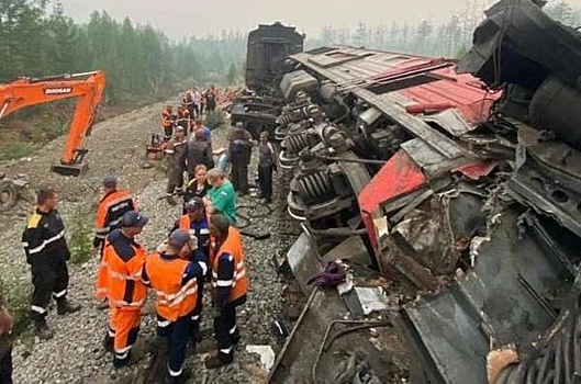 Столкновение поездов в Приамурье: пострадали три человека