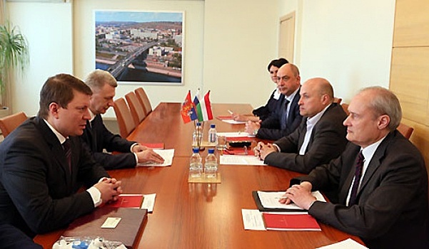 Мэр Красноярска встретился с делегацией Венгрии