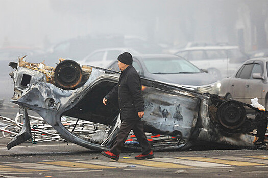 В Казахстане в ходе протестов задержали россиянина