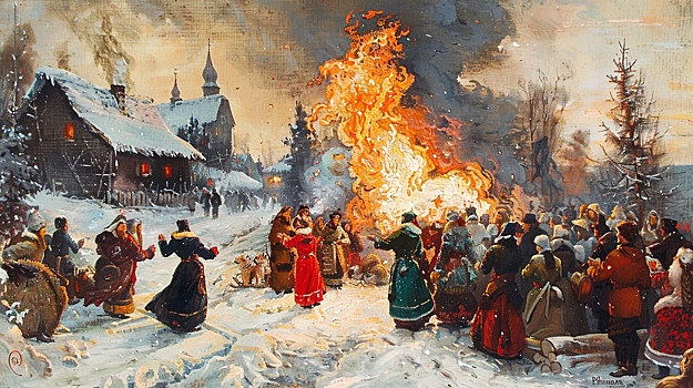 Сила и смелость: мужская развлекательная программа на Масленицу