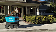 Amazon тестирует доставку колесными роботами