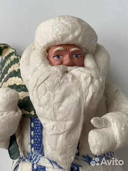 Игрушка "Дед мороз", произведенная из ваты в 30-40х годах - 32.000 рублей