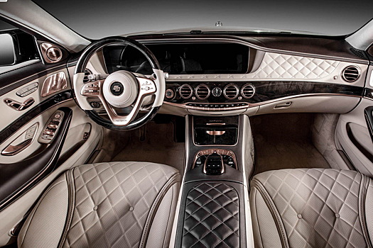 Mercedes-Maybach украсили вставками из розового золота