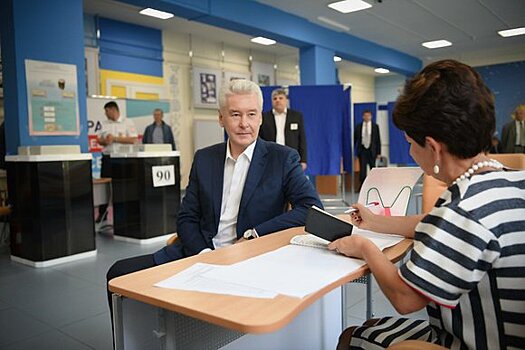 Собянин одержал победу на выборах с 70,17% голосов