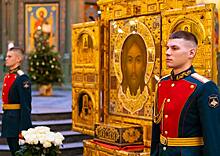 В Главном храме Вооружённых сил РФ прошло Рождественское богослужение