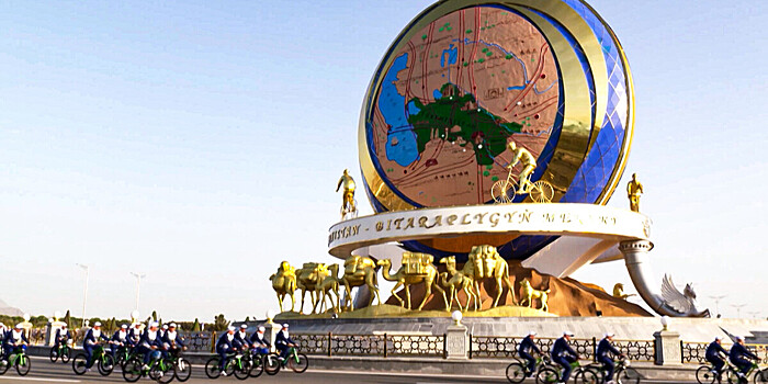 Полторы тысячи человек приняли участие в велопробеге в Туркменистане