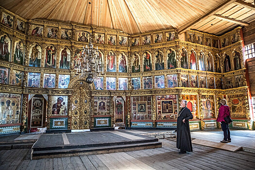 Карельский фотограф побывал внутри отреставрированной Преображенской церкви на Кижах