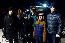 В Нижегородской области спасатели сняли с льдины детей