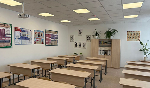 В Волгоградской области провели капитальный ремонт сельской школы