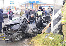 В Тольятти в ДТП иномарку разорвало на куски