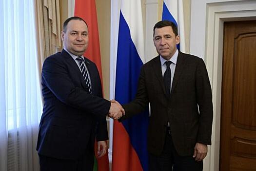 Евгений Куйвашев обсудил участие Беларуси в «Иннопроме» с премьер-министром республики