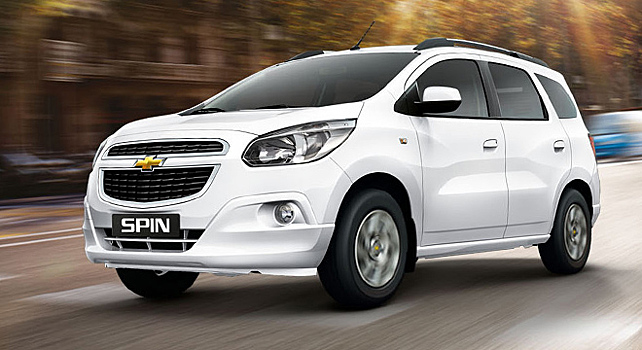 Опубликованы первые фото нового Chevrolet Spin