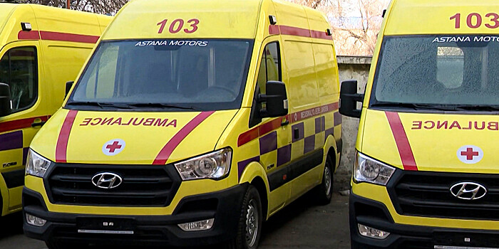 Подарок меценатов: алматинская станция скорой помощи получила 16 новых реанимобилей
