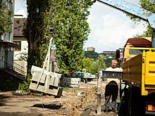 В Курске начался капитальный ремонт дороги в 2-м Малиновом переулке