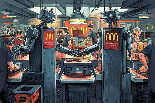 Кассы самообслуживания McDonald’s не стали убийцами рабочих мест. Всё наоборот