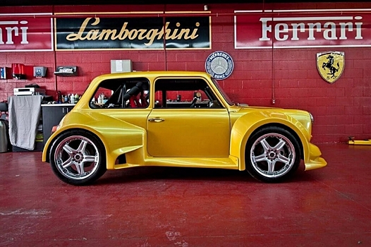 350-сильный Mini с широким обвесом и турбомотором Honda B18