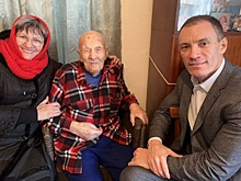 В Ростовской области 100-летнего фронтовика поздравили с Новым годом