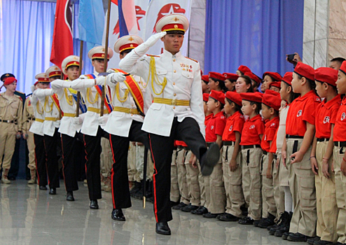 Более 600 школьников Республики Тыва вступили в ряды военно-патриотического движения «Юнармия»