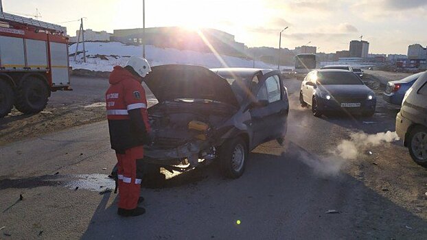 На Тархова «ГАЗель» перевернулась после столкновения с «Логаном»