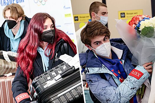 Кондратюка завалили цветами, Дэвис раздавала автографы. Фото прилёта олимпийцев