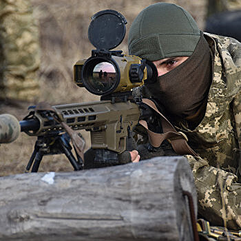 Инструкторы НАТО готовят украинских снайперов в лагере под Мариуполем
