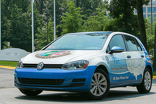 Дизельный VW Golf установил рекорд Гиннесса по экономичности