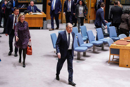 Выступление Лаврова в СБ ООН пытались прервать гости делегации Израиля