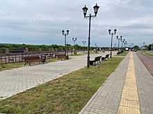 В Шадринске на набережной обновят тротуарную плитку для слабовидящих