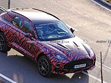 На тестах замечен &quot;заряженный&quot; кроссовер Aston Martin DBX S