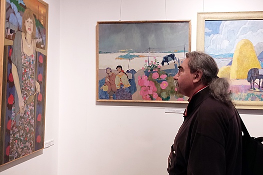 В Свияжске представили работы художника Анатолия Егорова