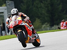 Маркес — лучший на третьей тренировке MotoGP в Австрии, Росси — пятый