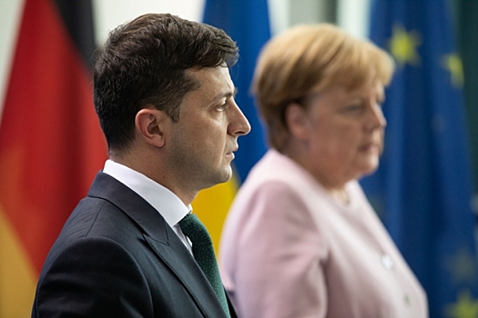 Меркель и Зеленский хотят ускорить газовый вопрос с РФ