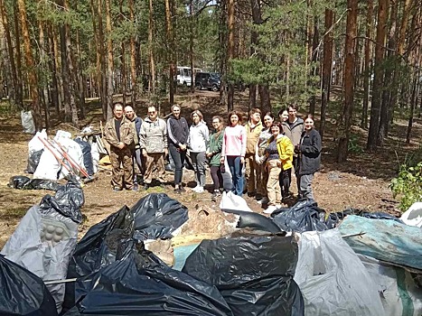 Участники акции «Чистый лес» вывезли более 19 кубометров мусора с территории Балахнинского межрайонного лесничества