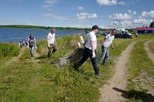 В Рыбинском районе прошла акция «Чистый берег»