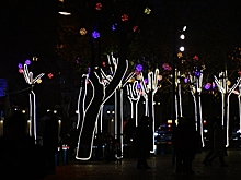 Вечерний облик площади Миньюань в Тяньцзине