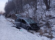 Начинающая автомобилистка отправила в кювет опытного водителя на трассе &quot;Уссури&quot;