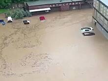 «Достал сап, глубины хватает». На Москву и область снова обрушился тропический ливень. Затапливает дороги и подземные переходы