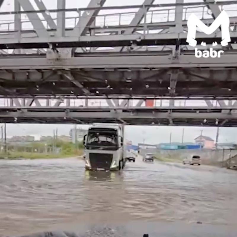 Российский город затопило после ливней