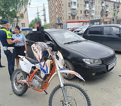 В свердловском городе подросток на мопеде устроил ДТП