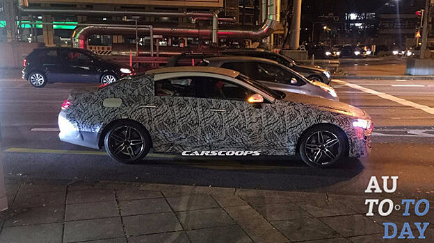 Новый Mercedes-Benz CLS попался на камеры в Штутгарте перед своим официальным дебютом