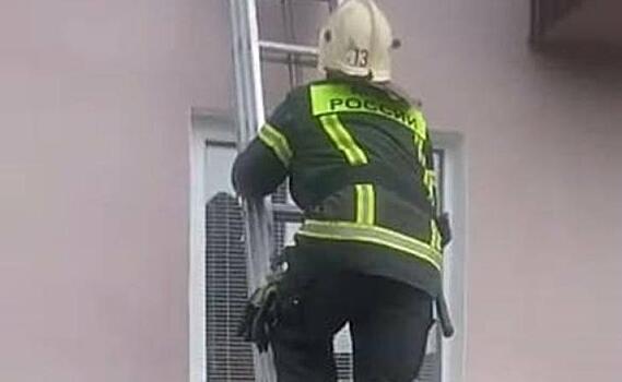 Курские пожарные спасли 86-летнюю женщину